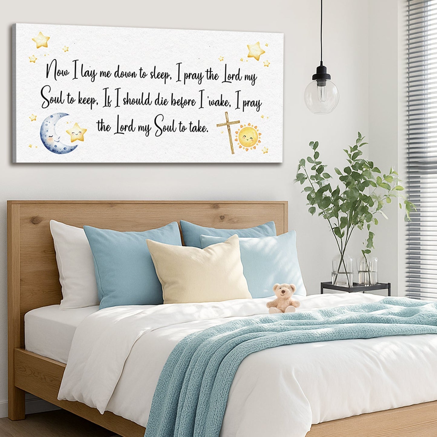 I Lay Me Down To Sleep Faith Sign-1
