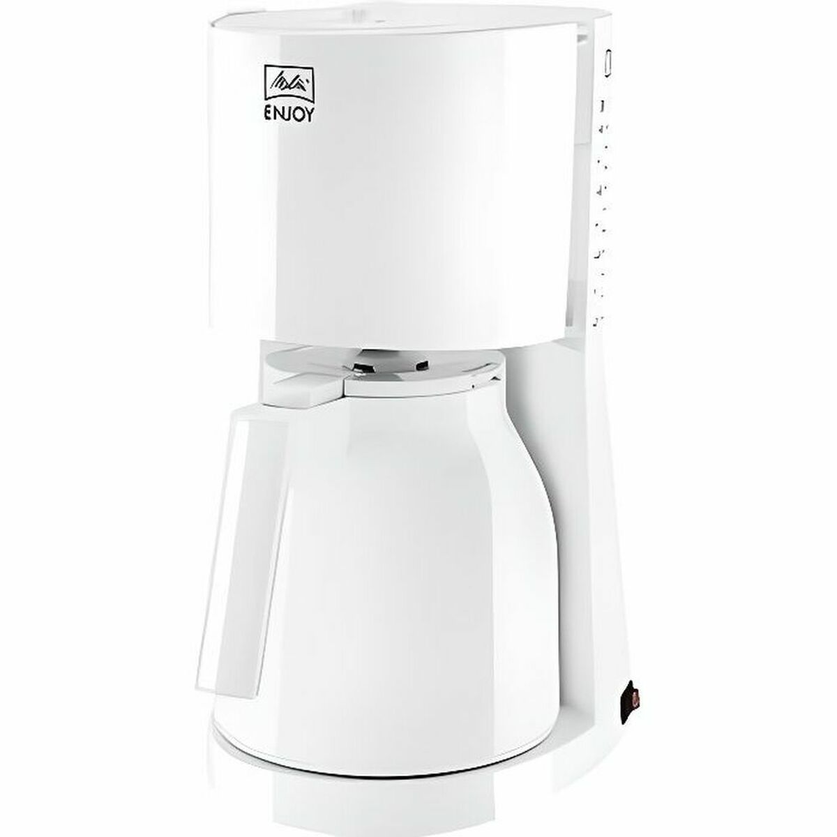 Cafetera Eléctrica Melitta 1017-05 – 1000 W, 8 Tazas, Color Blanco