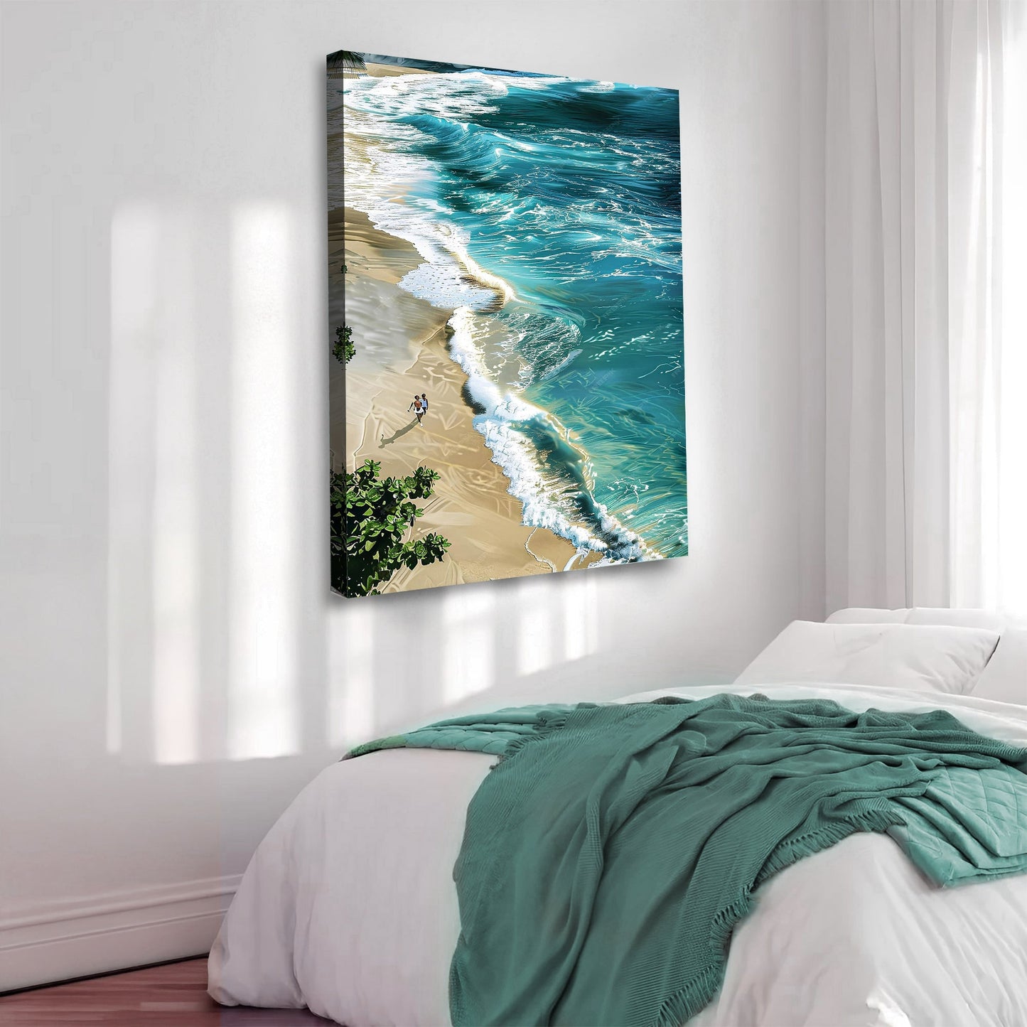 Beachfront Painting Coastal Wall Art II-3