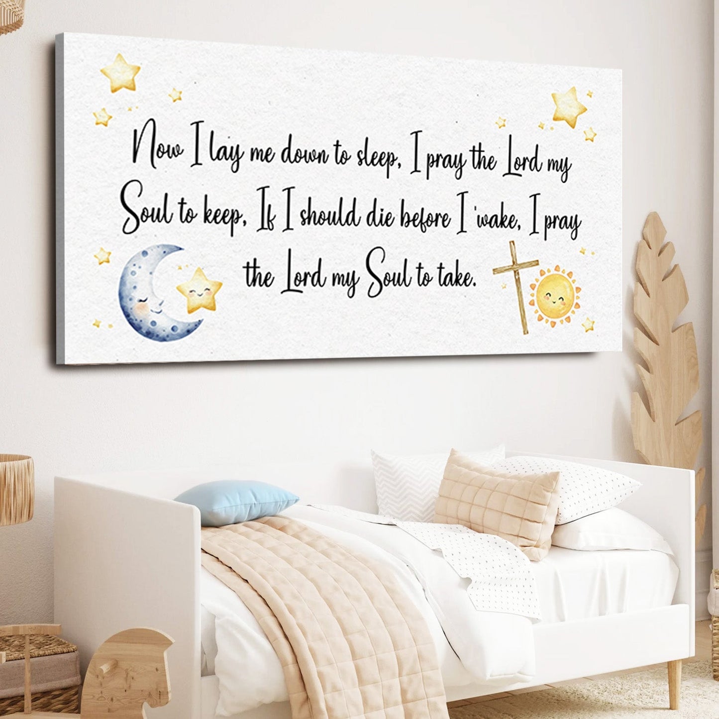I Lay Me Down To Sleep Faith Sign-3