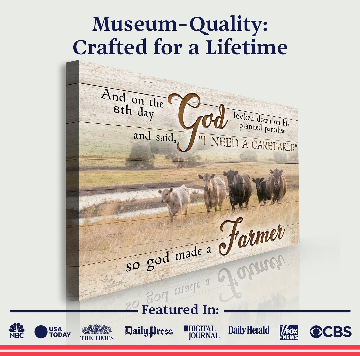 On The 8th Day God Made A Farmer Sign III-4