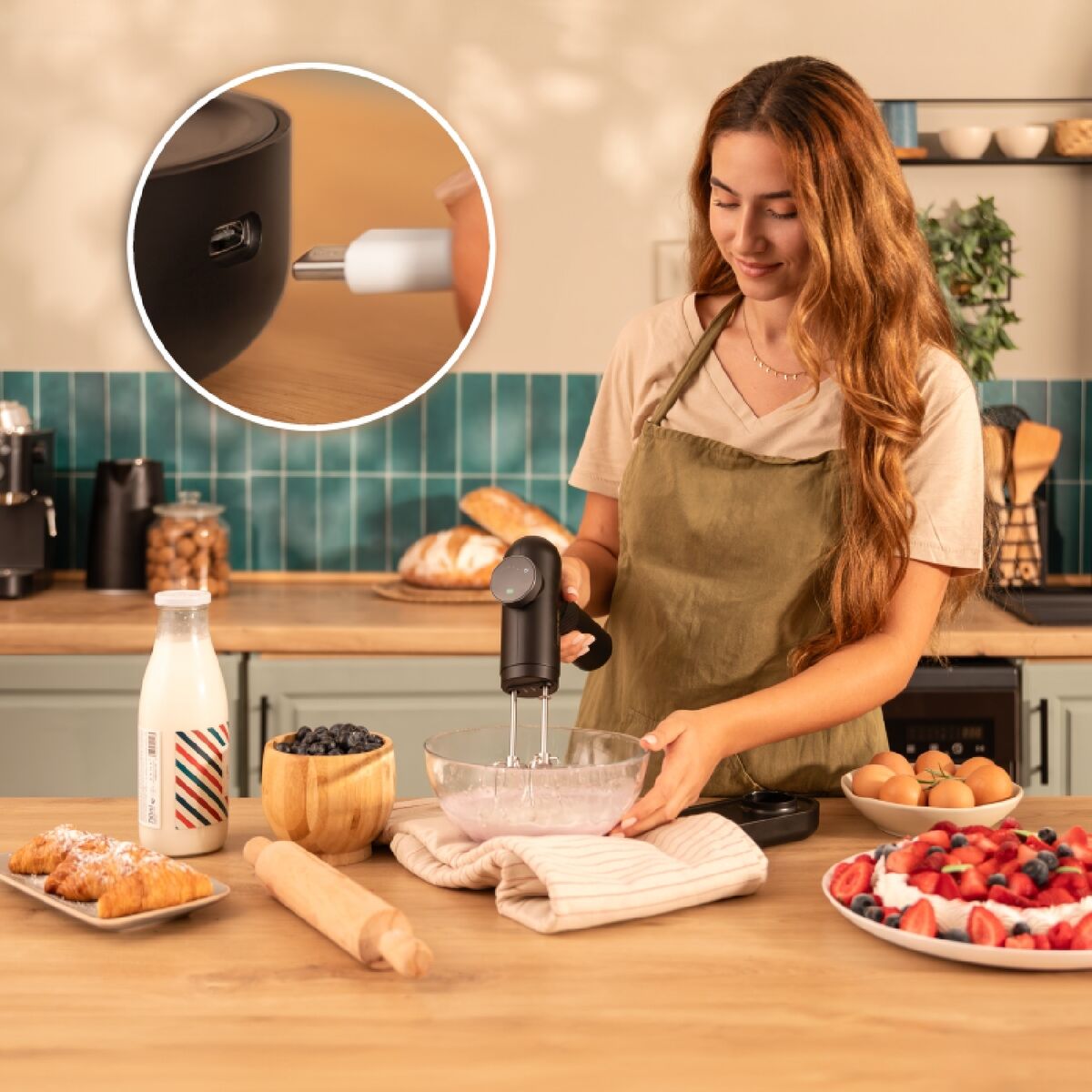 Blender/pastry Mixer Cecotec PowerTwist Battery-3