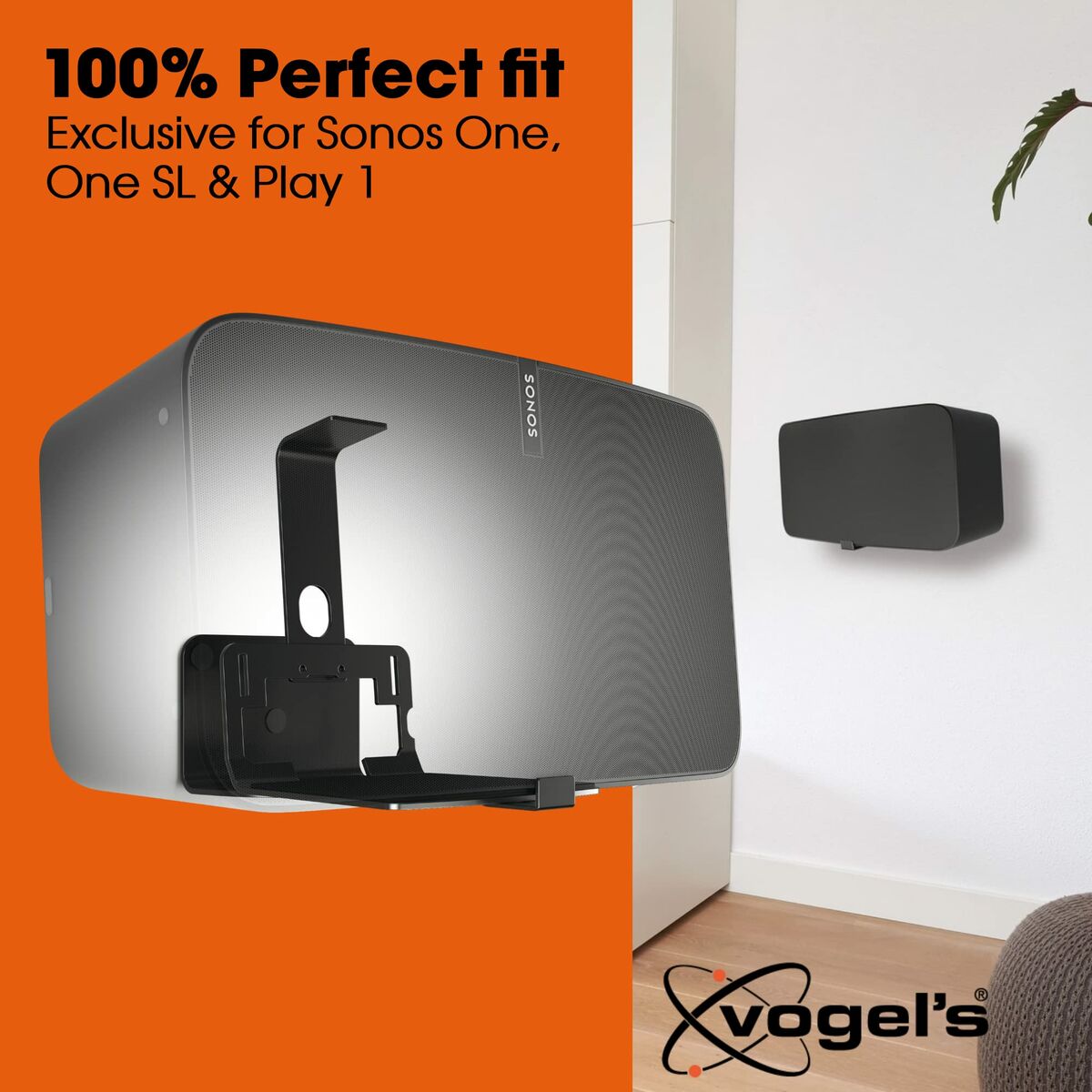 TV Mount Vogel's SOUND3205 NEGRO-9