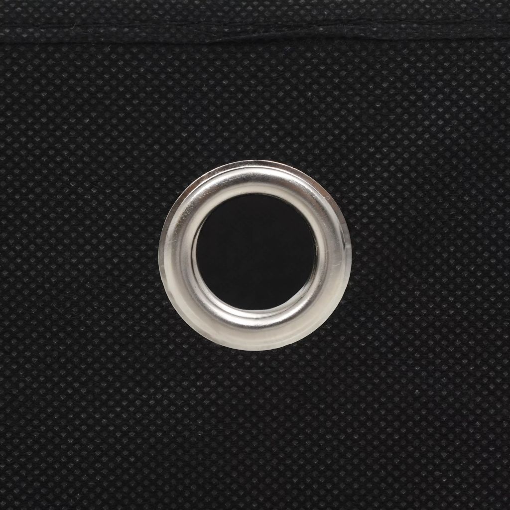 NNEVL Storage Boxes 4 pcs Non-woven Fabric 32x32x32 cm Black-1