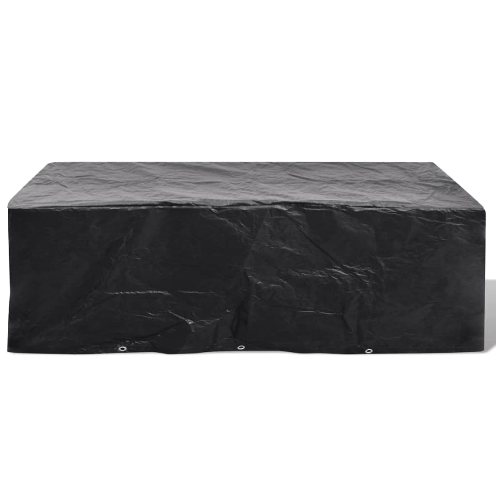 NNEVL Garden Furniture Cover 8 Person Poly Rattan Set 10 Eyelets 300 x 140cm-1