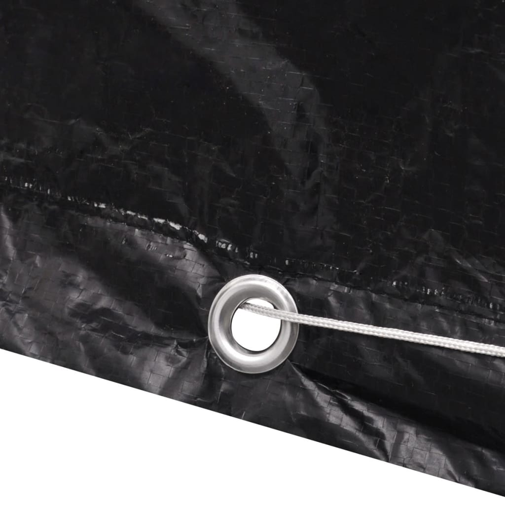 NNEVL Garden Furniture Cover 8 Person Poly Rattan Set 10 Eyelets 300 x 140cm-2