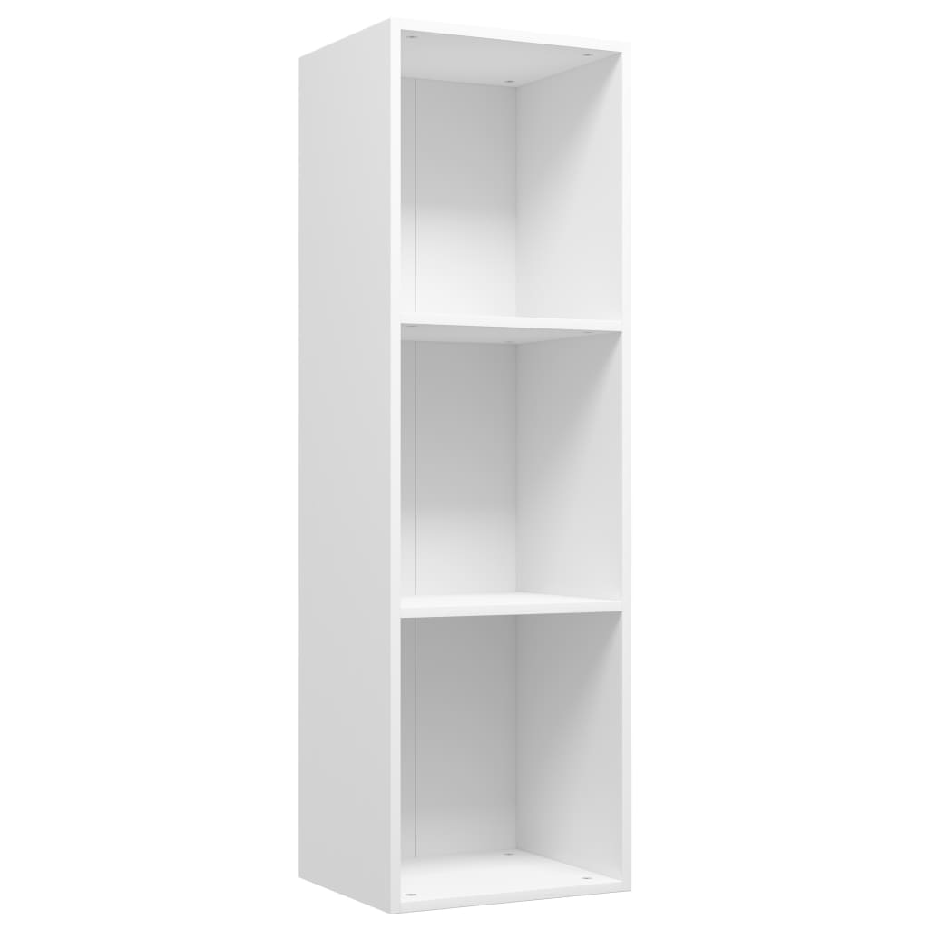 NNEVL Book Cabinet/TV Cabinet White 36x30x114 cm Chipboard-1