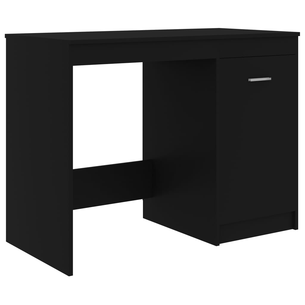 NNEVL Desk Black 100x50x76 cm Chipboard-1