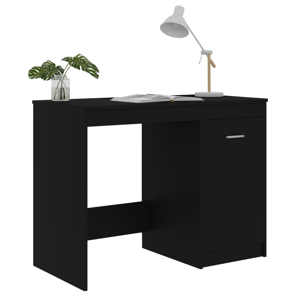NNEVL Desk Black 100x50x76 cm Chipboard-3