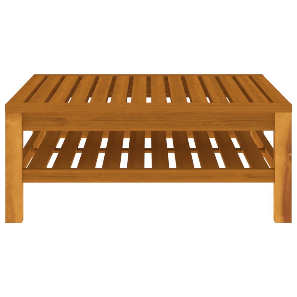 NNEVL Coffee Table 65x65x35 cm Solid Acacia Wood-2