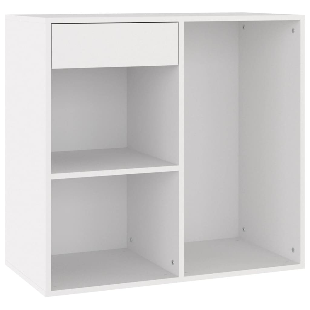 NNEVL Cosmetic Cabinet White 80x40x75 cm Engineered Wood-1