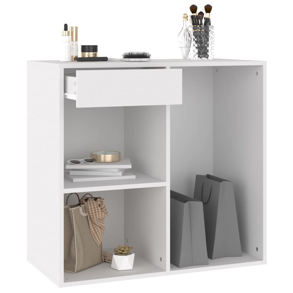NNEVL Cosmetic Cabinet White 80x40x75 cm Engineered Wood-2