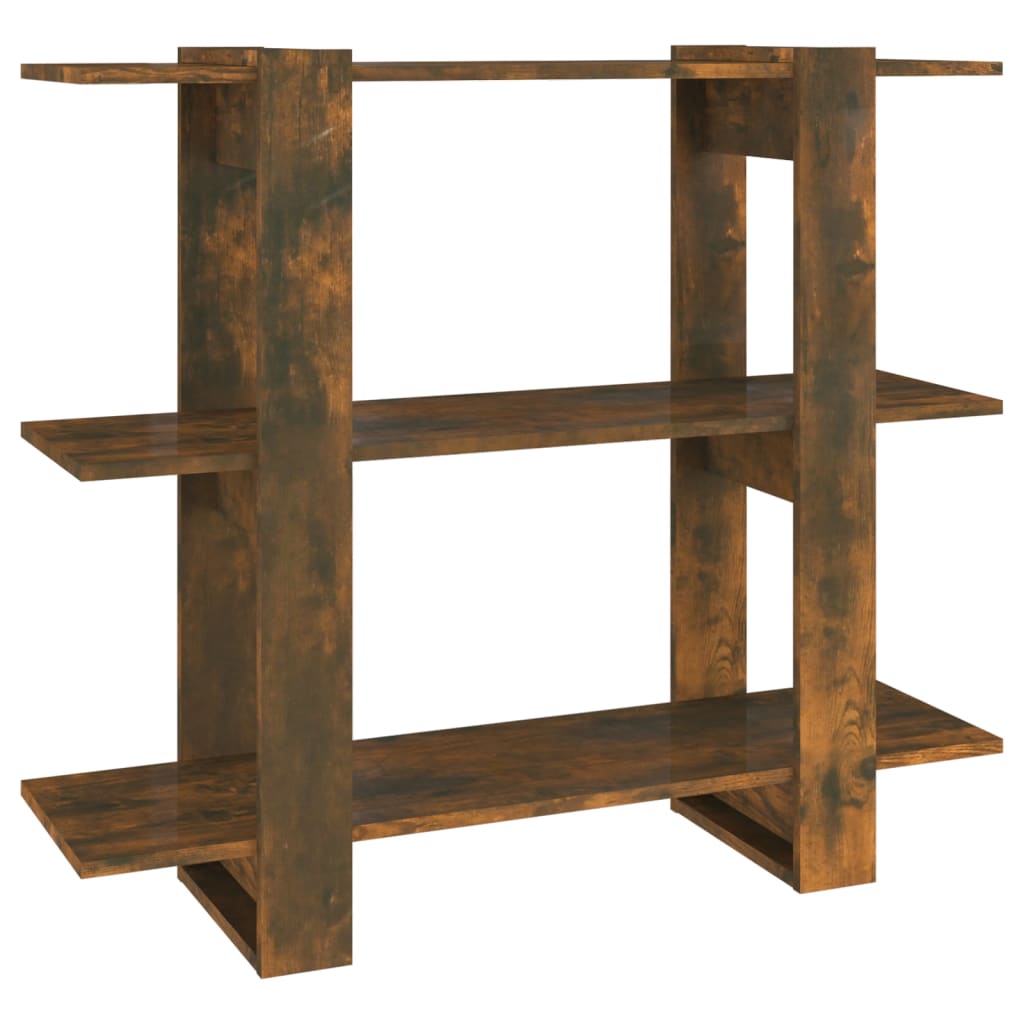 NNEVL Book Cabinet/Room Divider Smoked Oak 100x30x87 cm-1