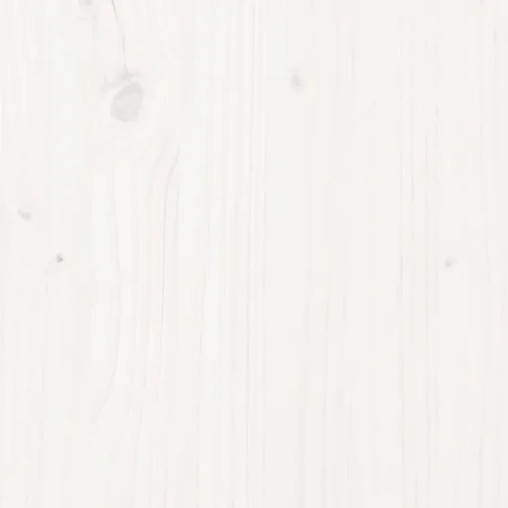 NNEVL Bed Headboard White 183.5x3x81 cm Solid Wood Pine-3