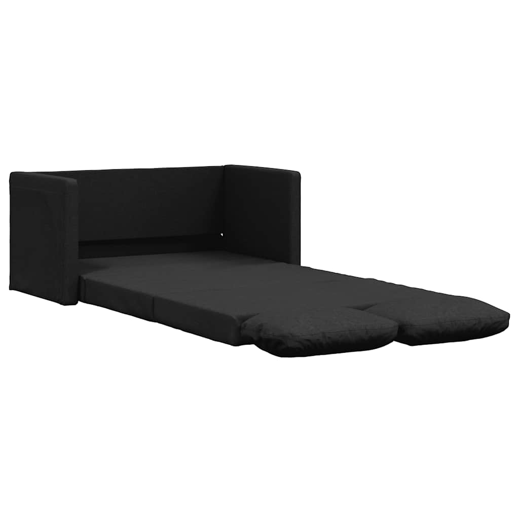 Sofá Cama de Suelo 2 en 1 NNEVL Negro 112x174x55 cm Tela