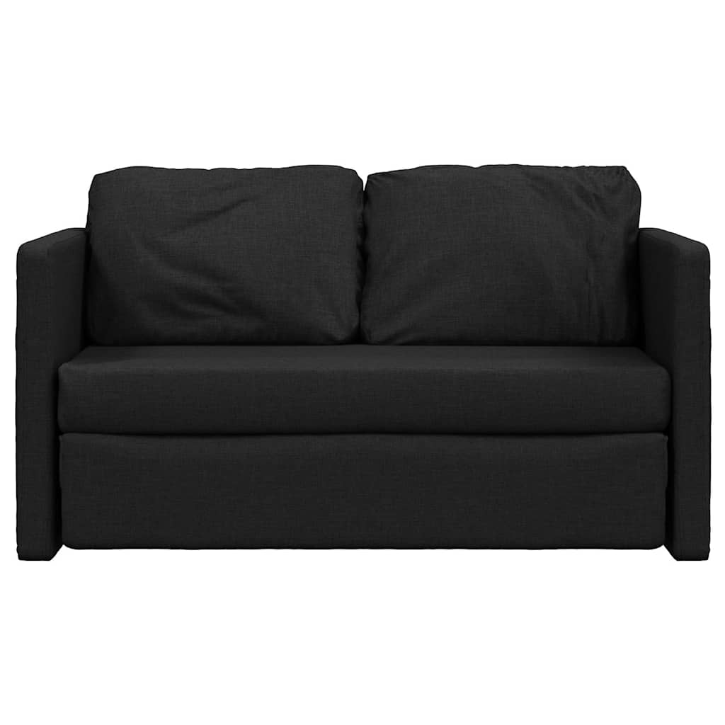 Sofá Cama de Suelo 2 en 1 NNEVL Negro 112x174x55 cm Tela