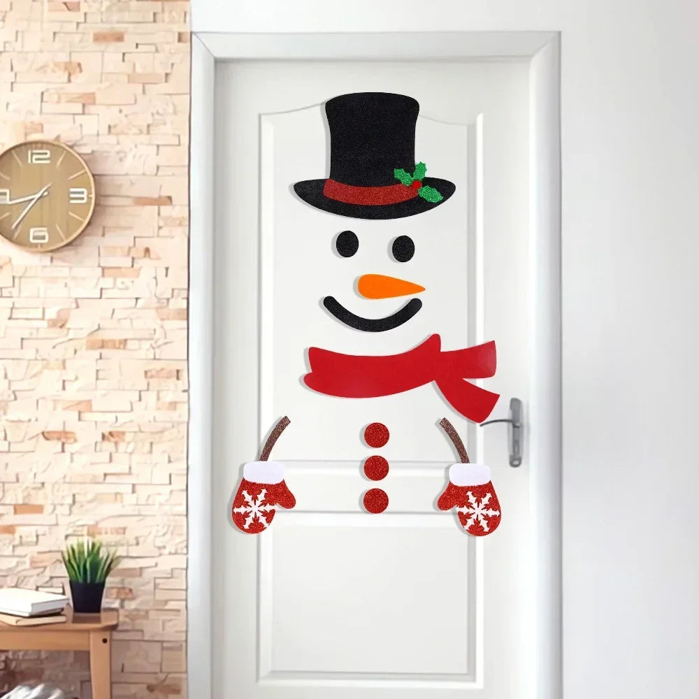 NNEOBA Christmas Door Window Stickers-0