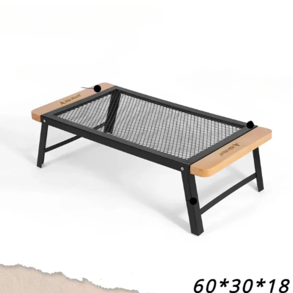Grid Folding Outdoor Camping Portable Barbecue Table-1