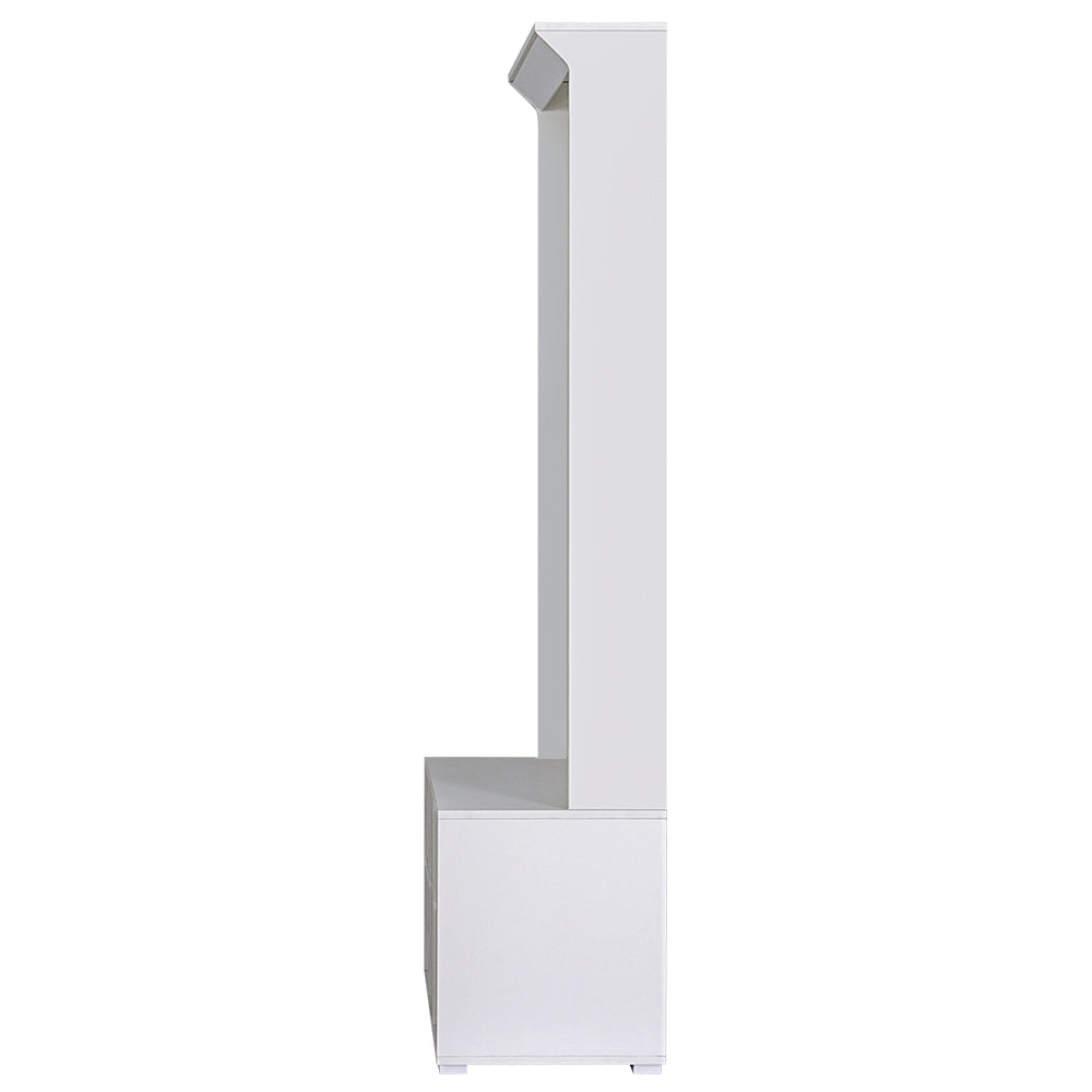 NNEDSZ Shoe Cabinet Storage Rack Shoe Bench Hall Tree Coat Rack White 180CM-2