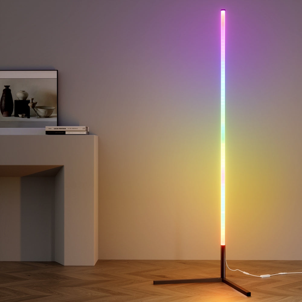 NNEDSZ RGB LED Floor Lamp Corner Colour Light Stand Mordern Living Room 150CM-4