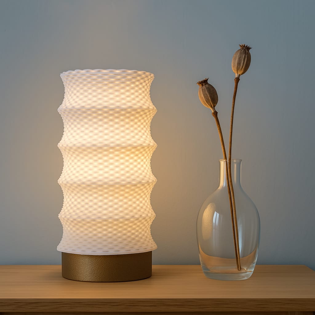 Lumen Weave Portable – Lámpara 3D Recargable con Control Remoto