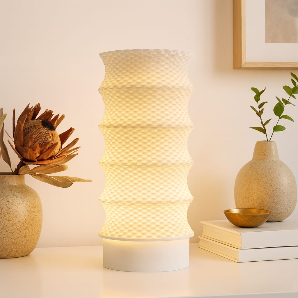 Lumen Weave Portable – Lámpara 3D Recargable con Control Remoto