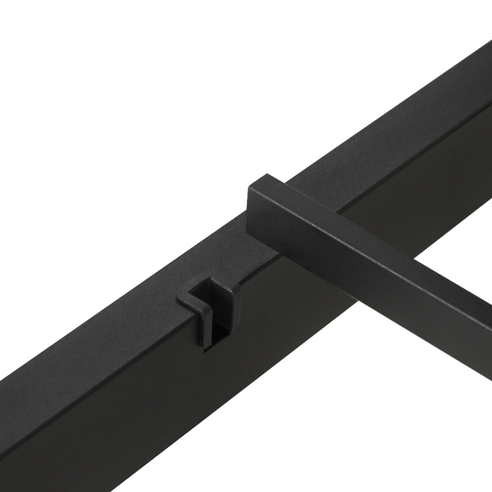 NNEDSZ Artiss Bed Frame 2x Single Size Metal Trundle Daybed DEAN-2