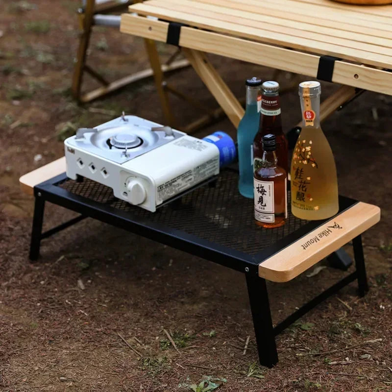 Grid Folding Outdoor Camping Portable Barbecue Table-4