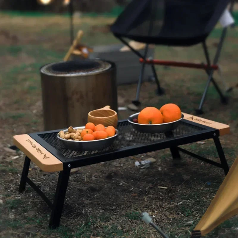 Grid Folding Outdoor Camping Portable Barbecue Table-2