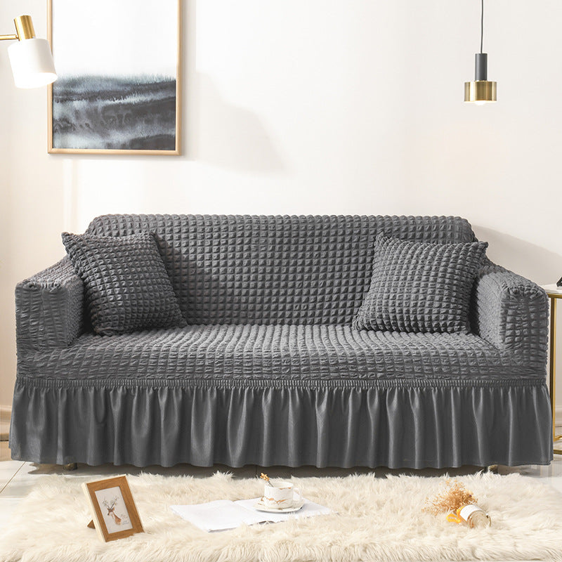 NNEDSZ Elastic sofa cover-gray (235-300cm)-0
