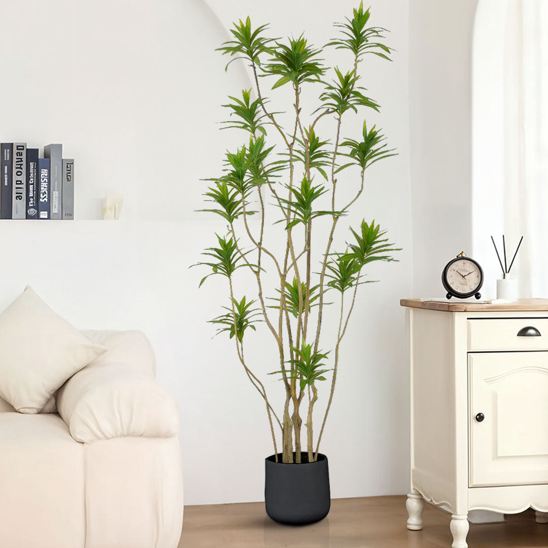 NNEAGS 2X 190cm Lily Bamboo Plant Tree Living Room Artificial Plant Home Accent Decoration-1