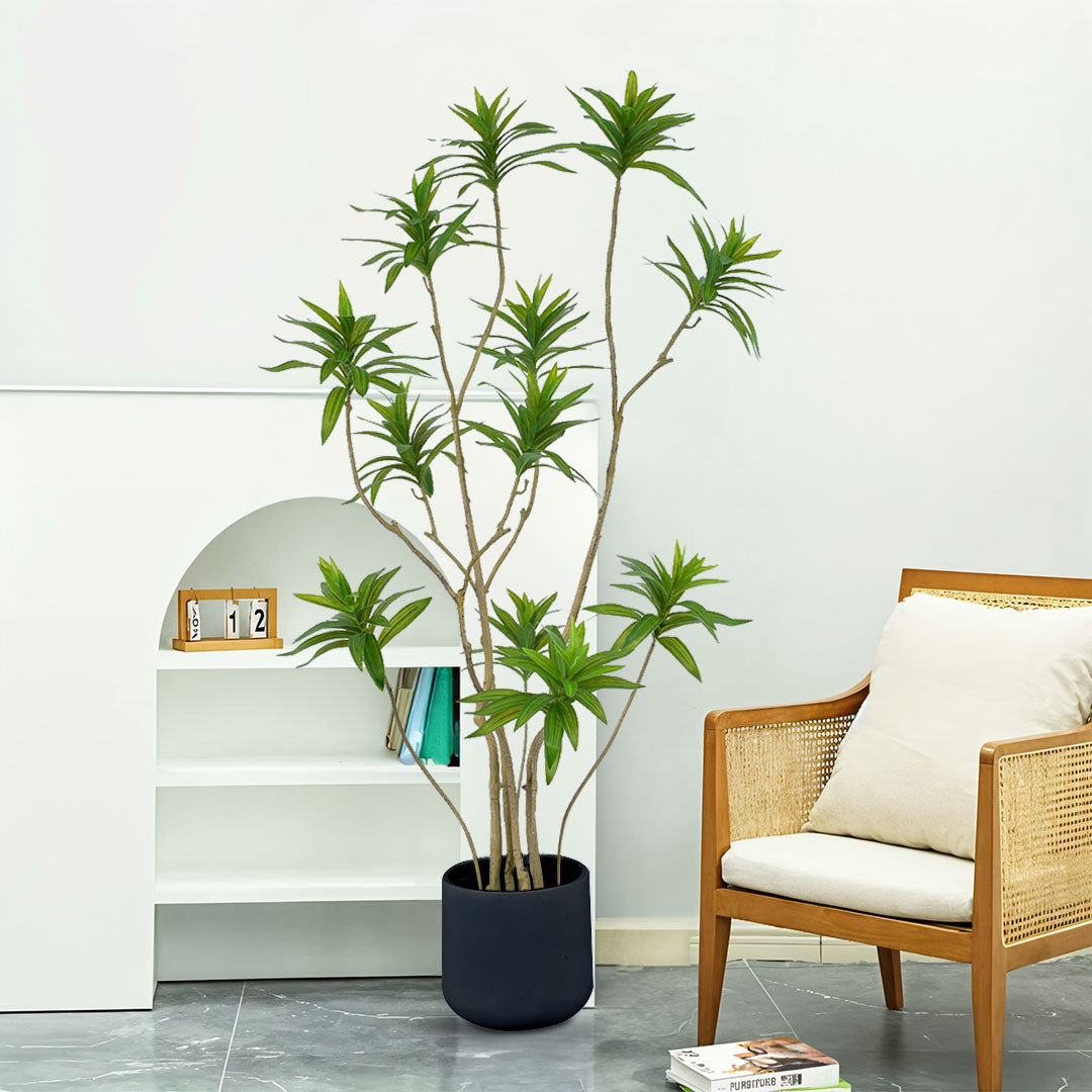 NNEAGS 2X 150cm Lily Bamboo Plant Tree Living Room Artificial Plant Home Accent Decoration-2