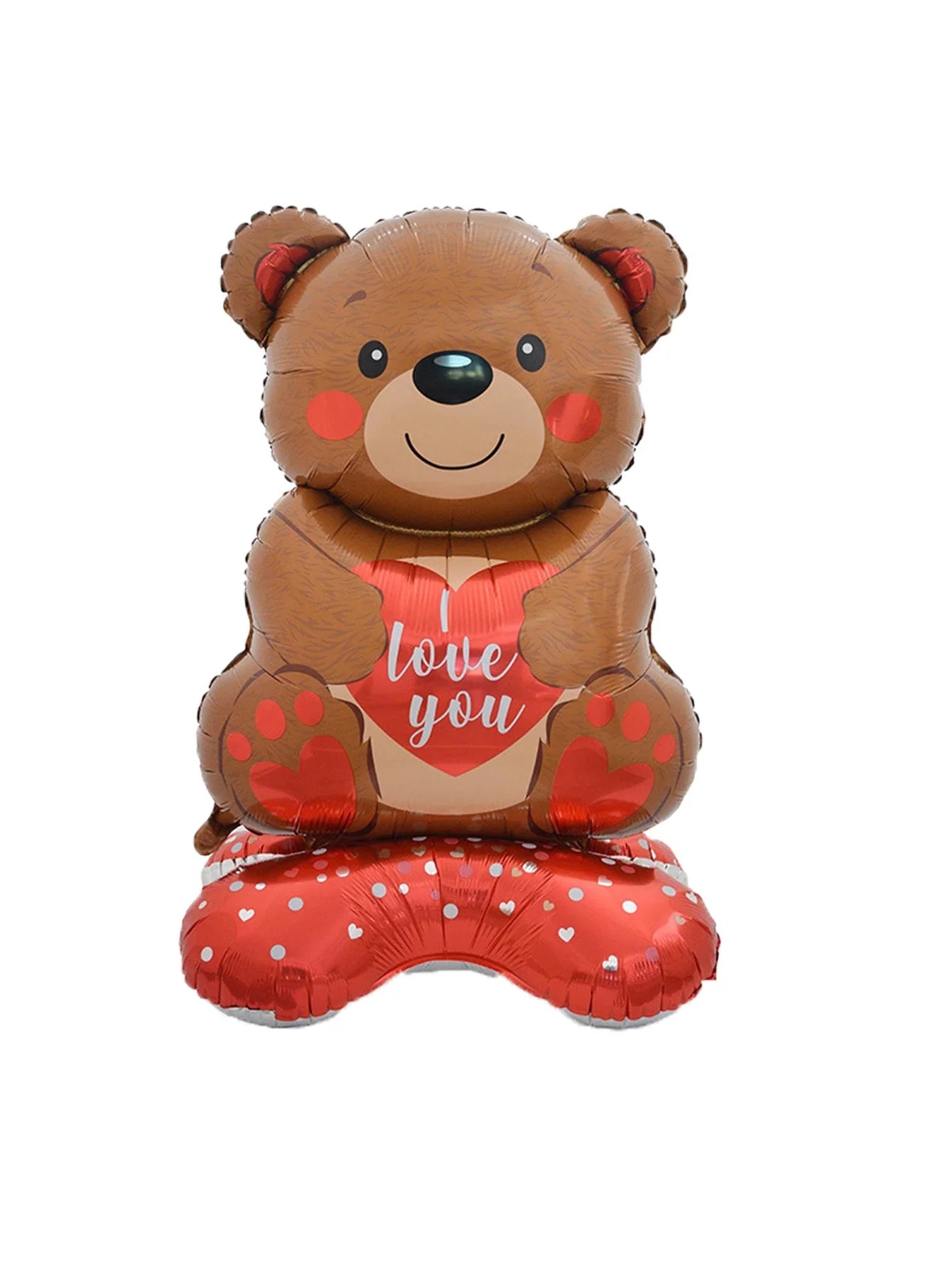 NNEOBA Valentine's Day Heart Bear Balloon Decoration-0