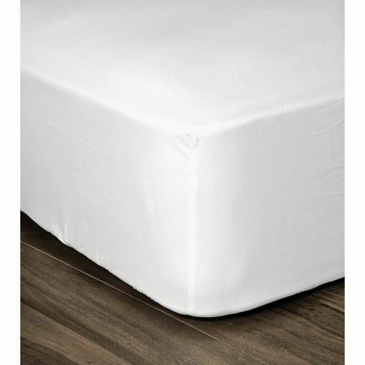 Fitted sheet Lovely Home White Single bed 90 x 190-0