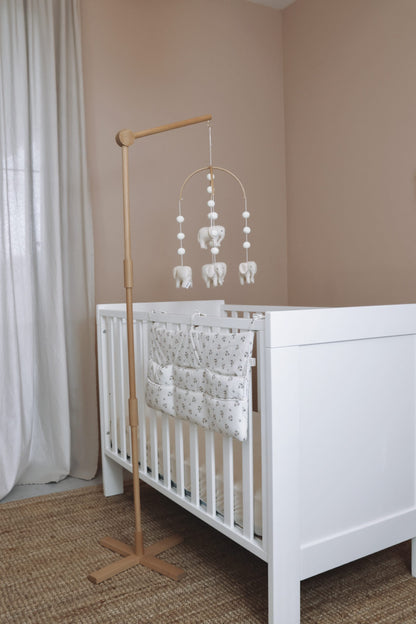 Handmade Yellow Bees baby mobile-7