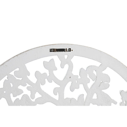 Decoración de Pared DKD Home Decor Blanca, Dorada y Plateada