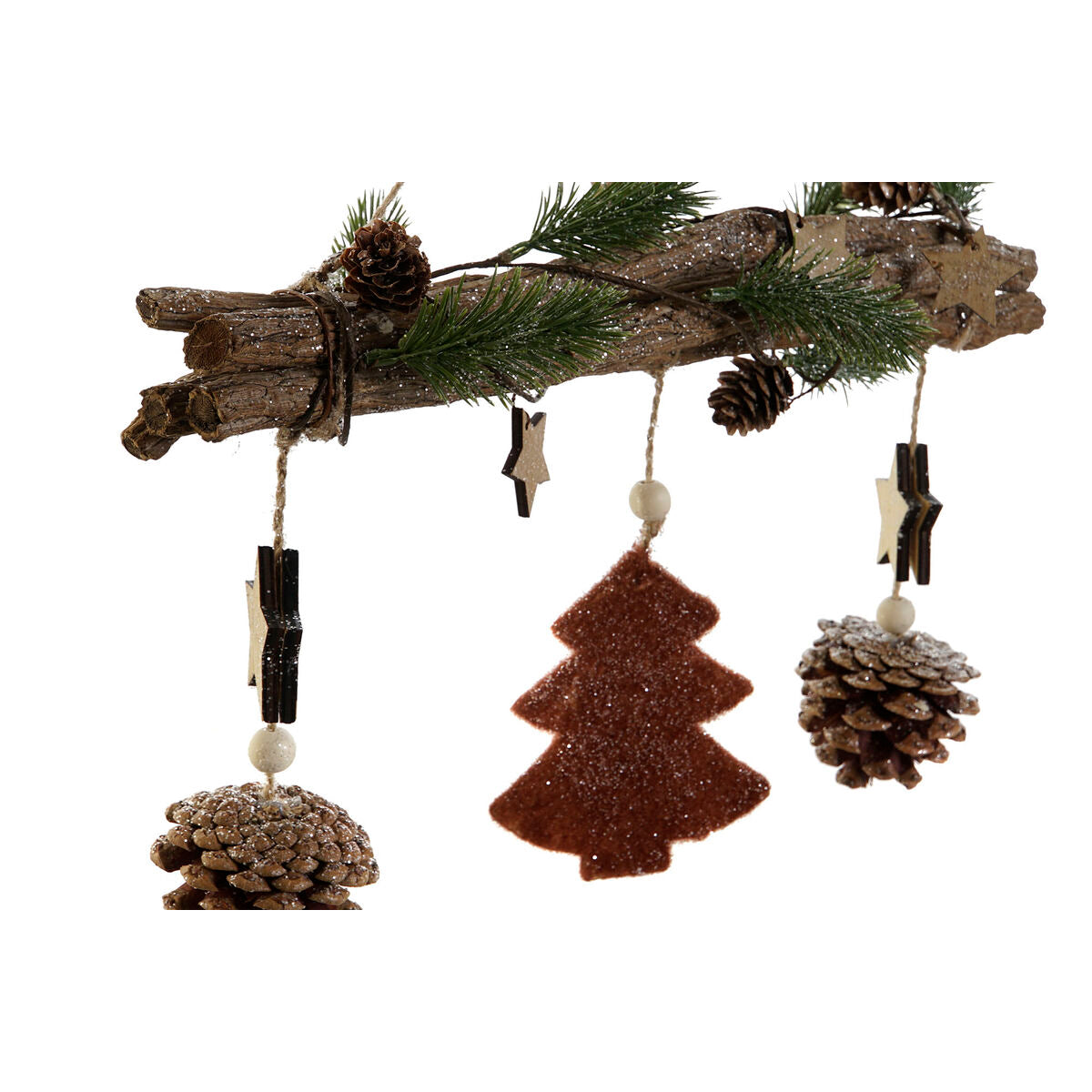 Hanging decoration DKD Home Decor Multicolour PVC Wood 47 x 6 x 39 cm (2 Units)-2