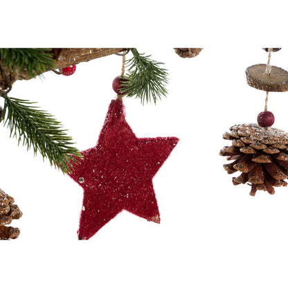 Hanging decoration DKD Home Decor Multicolour PVC Wood 47 x 6 x 39 cm (2 Units)-1