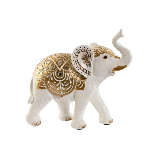 Decorative Figure Home ESPRIT Golden Elephant 15 x 6 x 14 cm-0