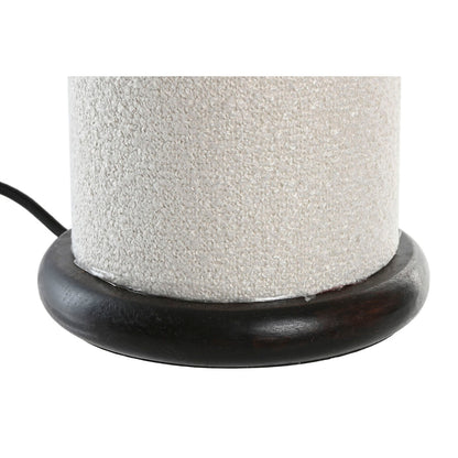 Lámpara de Sobremesa Home ESPRIT Blanca – Iluminación Moderna de Metal y Tela