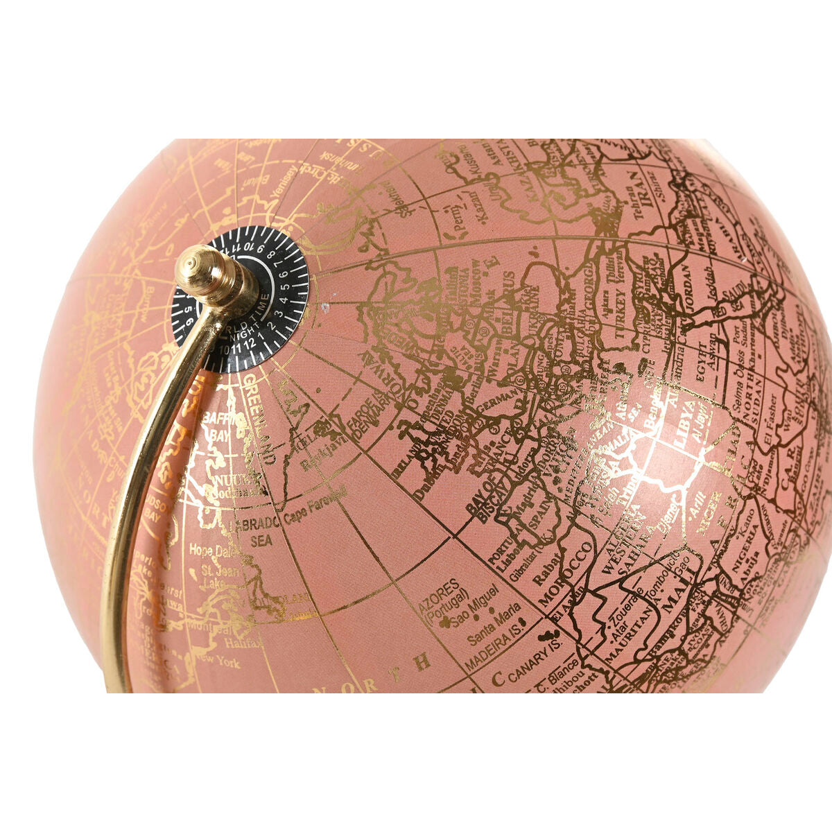 Decorative Figure Home ESPRIT White Pink Golden Urban-0