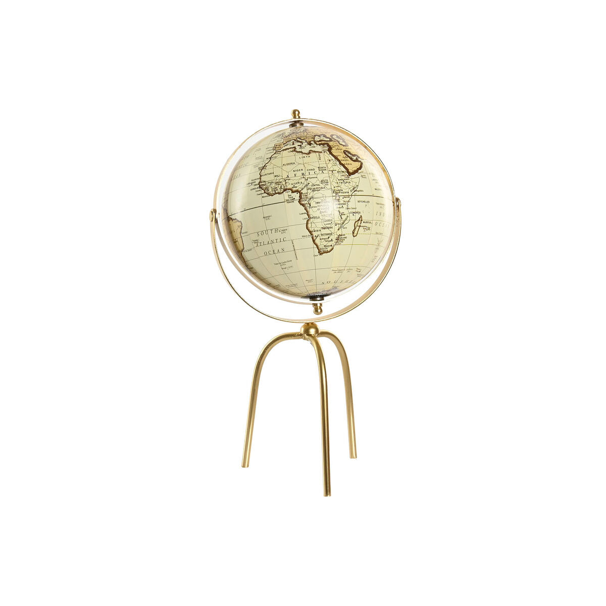 Decorative Figure Home ESPRIT Golden Colonial Tripod-1
