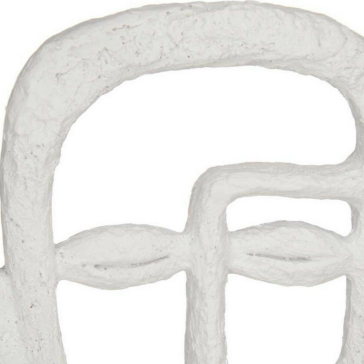 Decorative Figure Gift Decor White Face 19,5 x 38 x 10,5 cm-1