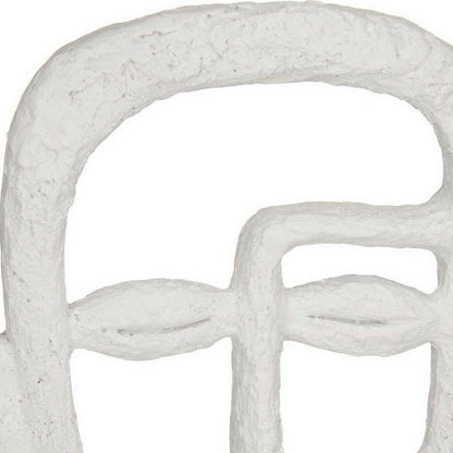 Decorative Figure Gift Decor White Face 19,5 x 38 x 10,5 cm-1