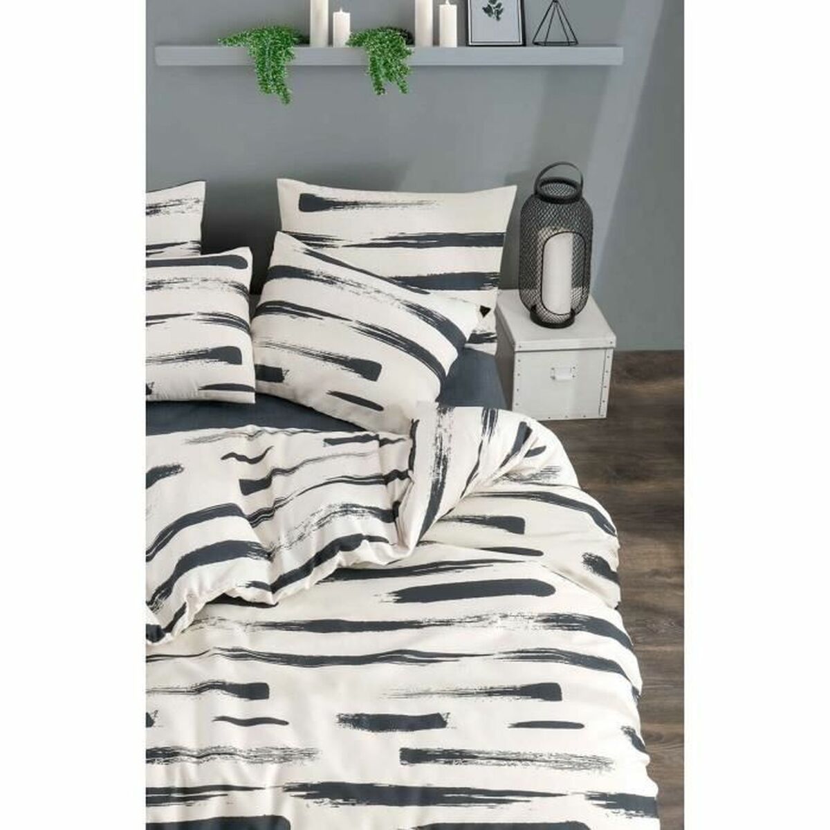 Duvet cover set White Super king 3 Pieces-2