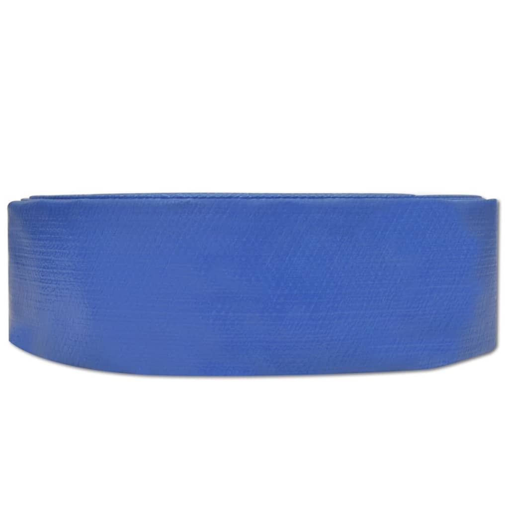 NNEVL Flat Hose 25 m 2" PVC Water Delivery-2