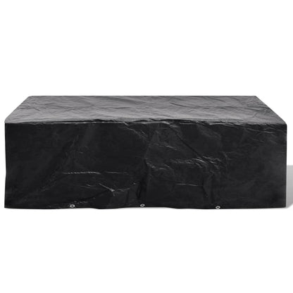 NNEVL Garden Furniture Cover 8 Person Poly Rattan Set 10 Eyelets 300 x 140cm-1