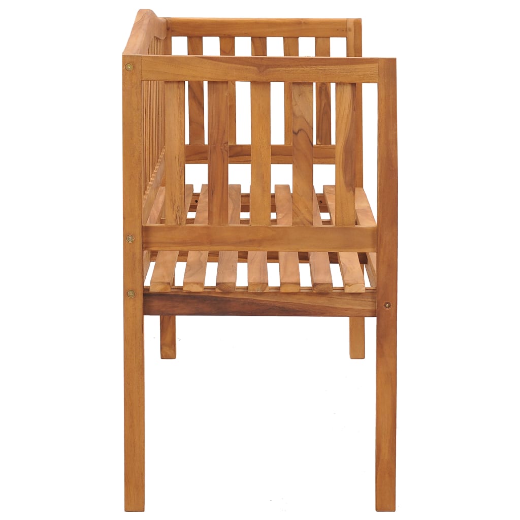 NNEVL Garden Bench 150 cm Solid Teak Wood-1