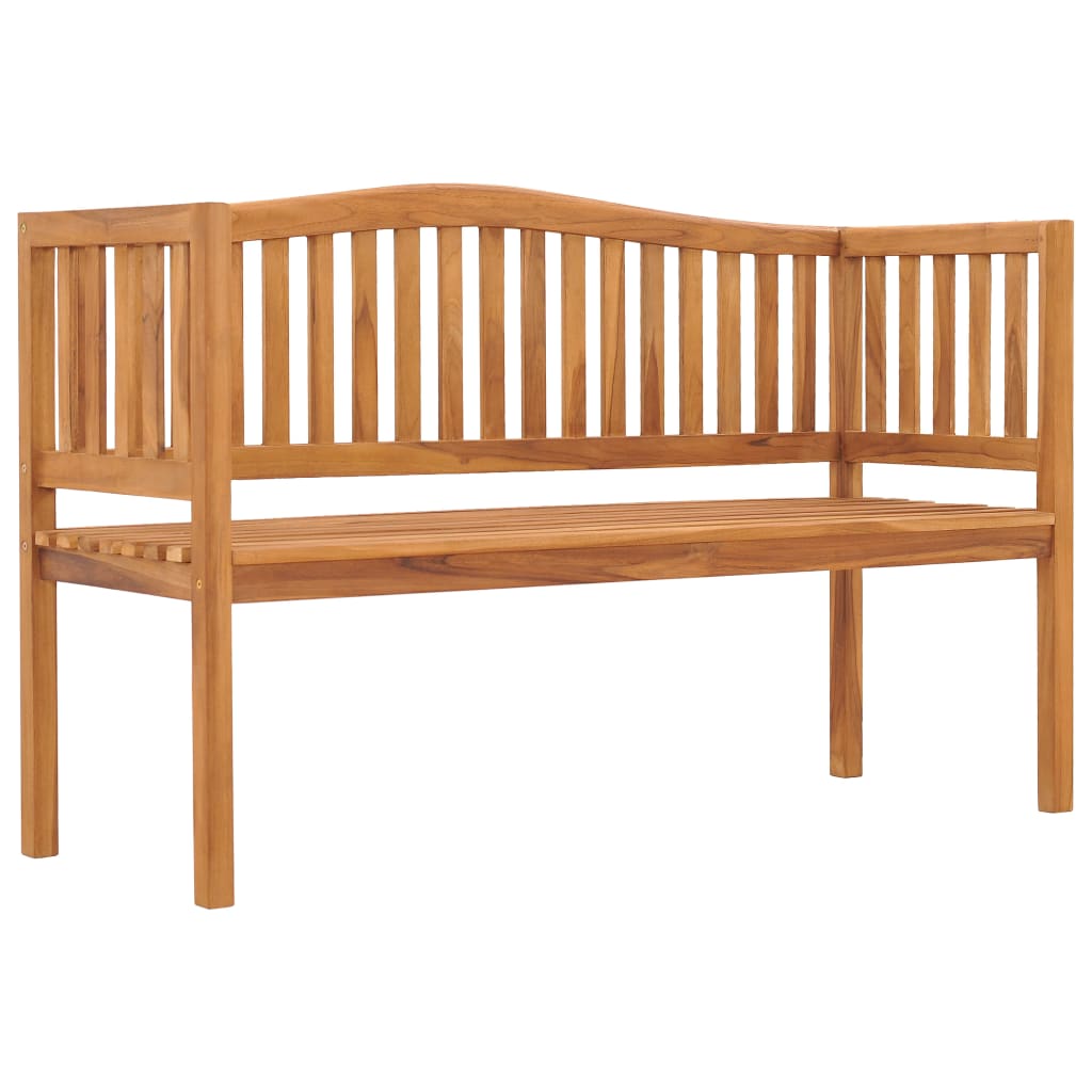 NNEVL Garden Bench 150 cm Solid Teak Wood-4
