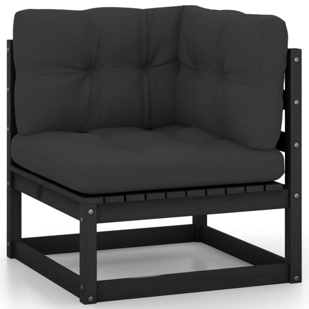 NNEVL 4-Seater Garden Sofa with Cushions Solid Pinewood-2